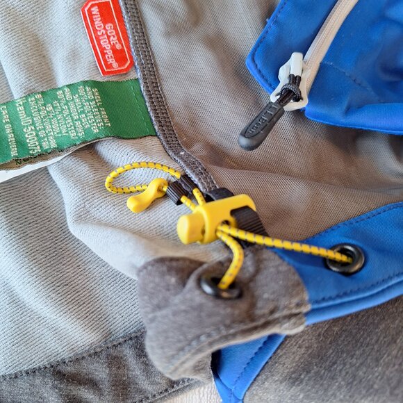 LL Bean Jacket Mens Medium Blue Gore Windstopper Soft Shell Lined Outdoor Hiking - Picture 10 of 14